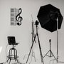 Wallity Escultura de pared Musical Negra